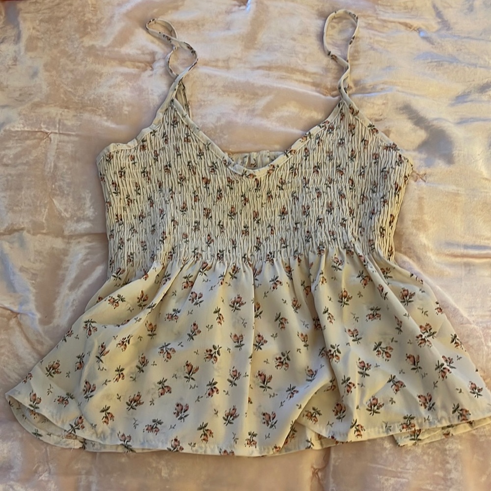 Floral crop top